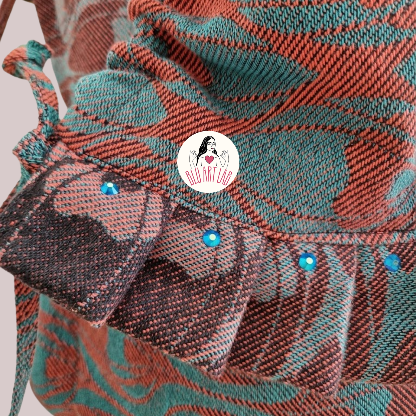 Marsupio linea ibisco (toddler) wrap conversion Yaro