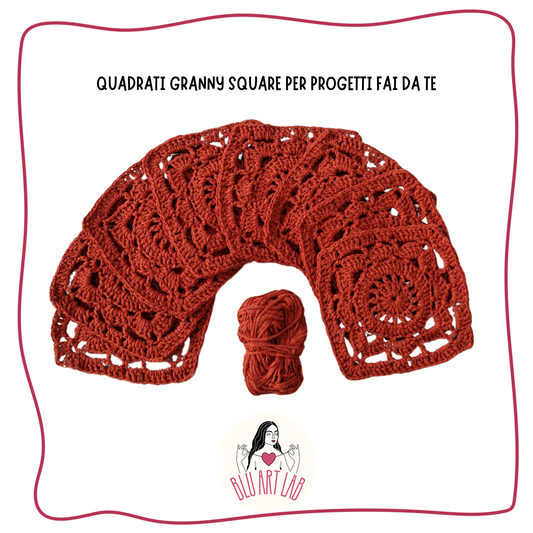 Quadrati granny square per progetti creativi