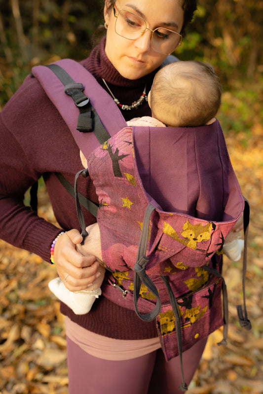 Marsupio linea Ibisco wrap conversion natibaby